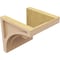 Ekena Millwork 7"W x 7"D x 7"H Wide Viola Rough Cedar Woodgrain TimberThane Corbel, Primed Tan CORUR07X07X07VIORCPR - alternate 5